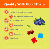 AIDO VITA Premium Multivitamin Gummies for Adults - Mixed Blueberry Cherry Flavor with Essential Vitamins A, B, C, D, E, Biotin, Zinc for Immune, Energy & Hair Health 60 Day Supply(120 Count)